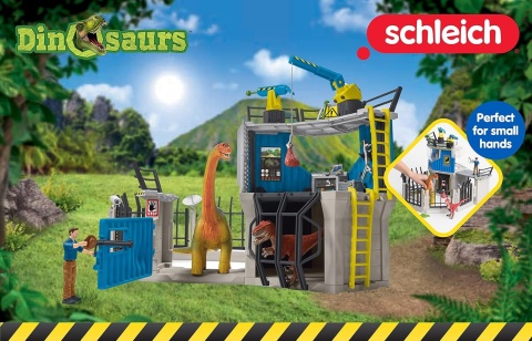 Schleich 41462 Centrum badawcze Dinozaurów POWYSTAWOWA