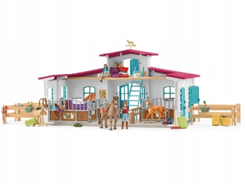 Schleich Centrum jeździeckie HORSE CLUB Lakeside 42567 NIEKOMPLETNY Schleich Centrum jeździeckie HORSE CLUB Lakeside 42567 NIEKOMPLETNY
