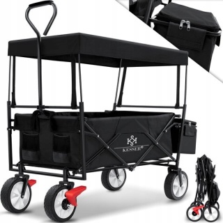 Składany Wózek Transportowy Koła 360° Udźwig 100kg KESSER 97 l POWYSTAWOWY