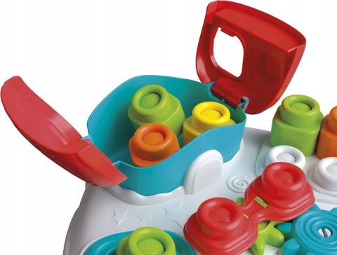 Stolik sensoryczny z Miękkimi Klockami Clemmy Clementoni 17704 POWYSTAWOWY