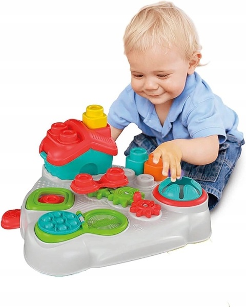 Stolik sensoryczny z Miękkimi Klockami Clemmy Clementoni 17704 POWYSTAWOWY