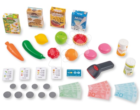 Supermarket z zabawkami Smoby FRESH MARKET Sklep Kasa Skaner NIEKOMPLETNY Supermarket z zabawkami Smoby FRESH MARKET Sklep Kasa Skaner NIEKOMPLETNY