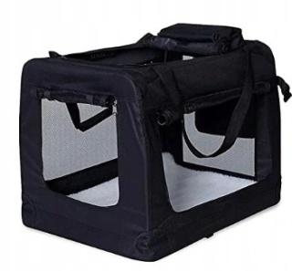 Transporter dla psa kota Dibea czarny L 70 cm x 52 cm 50 cm NOWE