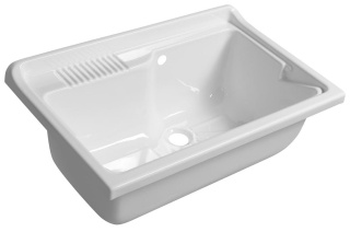 Umywalka Do Zabudowy PVC Komora Gospodarcza na szafkę 80x50cm PI8050 NOWY