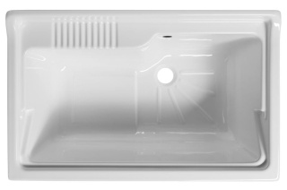 Umywalka Do Zabudowy PVC Komora Gospodarcza na szafkę 80x50cm PI8050 NOWY