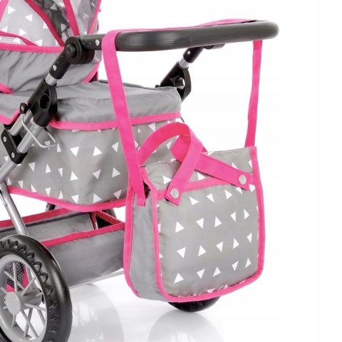 Wózek dla lalki głęboki Kinderplay Model S POWYSTAWOWY Wózek dla lalki głęboki Kinderplay Model S POWYSTAWOWY