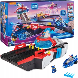 Zestaw Spin Master Psi Patrol Wielki Film Aircraft Carrier HQ POWYSTAWOWY