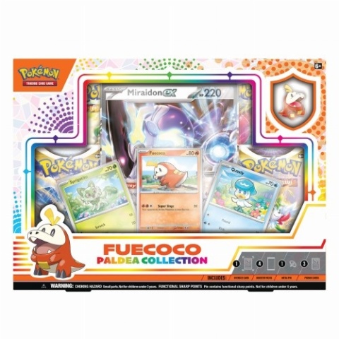 Zestaw kart Pokemon TCG: Paldea Pin Box Fuecoco NOWY