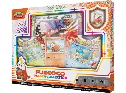 Zestaw kart Pokemon TCG: Paldea Pin Box Fuecoco NOWY