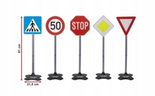 Zestaw znaków drogowych Jamara Grand B 5 szt. PO ZWROCIE