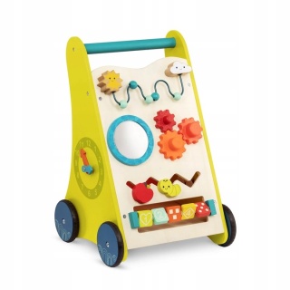 B.Toys: drewniany chodzik pchacz edukacyjny 2095 NOWY
