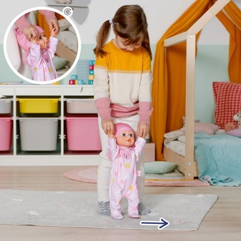 BABY born Lalka interaktywna Emily Walk with Me 43 cm 838426 POWYSTAWOWY