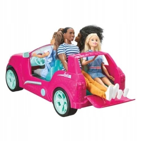 BARBIE Zdalnie Sterowany różowy SUV pojazd 636471 POWYSTAWOWY