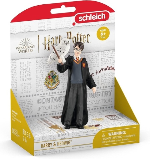Figurka Harry'ego Pottera i Jadwigi Schleich Wizarding NIEKOMPLETNY