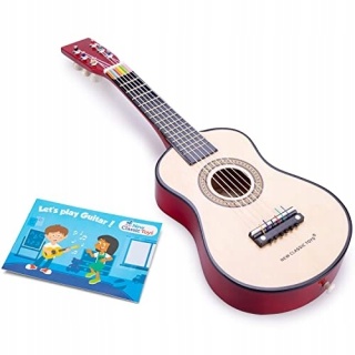 Gitara New Classic Toys Drewniana Gitara dla dzieci 10344 zabawka POWYSTAWOWY