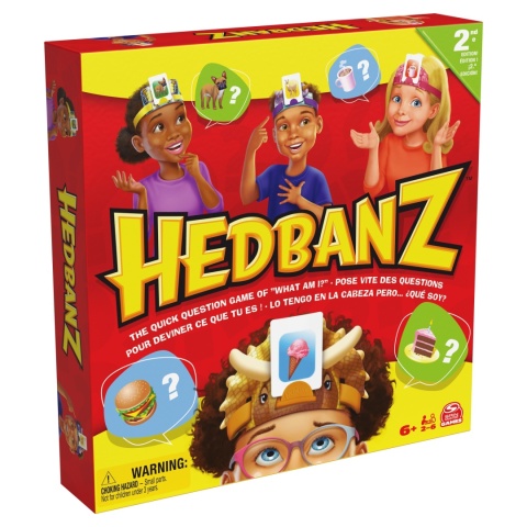 Gra planszowa Kim jestem? Spin Master Hedbanz Core J.niemiecki POWYSTAWOWY