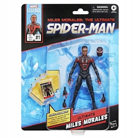 Marvel Legends - Figurka Spider-Man Miles Morales 15 cm Ultimate Hasbro POWYSTAWOWY