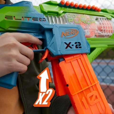 PISTOLET NERF ELITE 2.0 DOUBLE PUNCH AUTOMAT 2 LUFY
