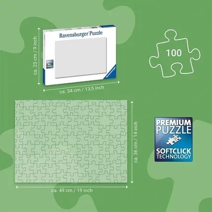 Ramka do układania puzzli 49 x 36 cm Czarna Rama Ravensburger PO ZWROCIE