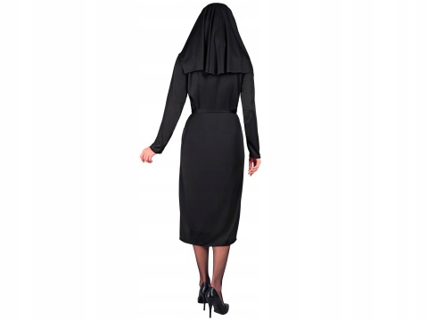 Strój Zakonnica Klasztorna Przebranie Siostra Zakonna Halloween M PO ZWROCIE