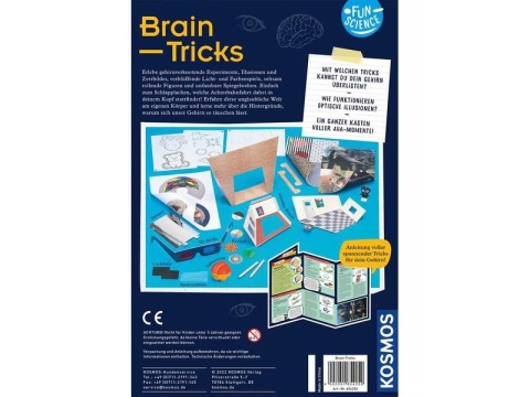 Zestaw zabawek Kosmos Sztuczki Mózgowe Brain Tricks j.niemiecki POWYSTAWOWY