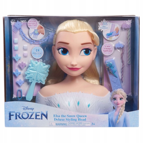 Disney Kraina Lodu 2 Deluxe ELSA głowa do stylizacji