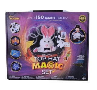 Gra planszowa dla dzieci Magic Top Hat Magic Set 150 trików NOWY