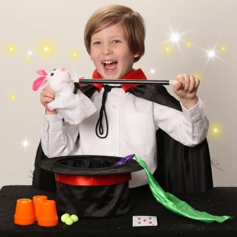Gra planszowa dla dzieci Magic Top Hat Magic Set 150 trików NOWY