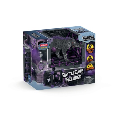 Schleich Eldrador Creatures - Jaskinia bitewna BattleCave + Tygrys z Cienia 42739 POWYSTAWOWY