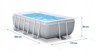 Basen Intex 3 m x 1,75 m x 0,8 m Powystawowy