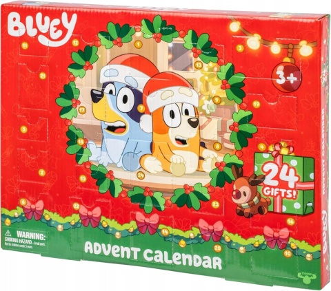 Bluey kalendarz adwentowy Boże Narodzenie