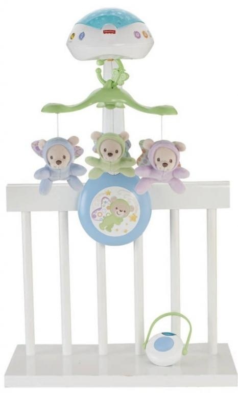FISHER PRICE KARUZELA Z MISIAMI PROJEKTOR CDN41