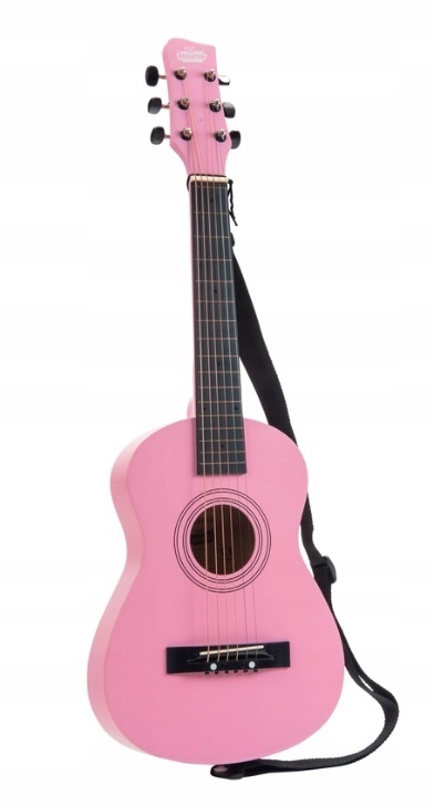 Gitara 75 cm Rockstar różowa