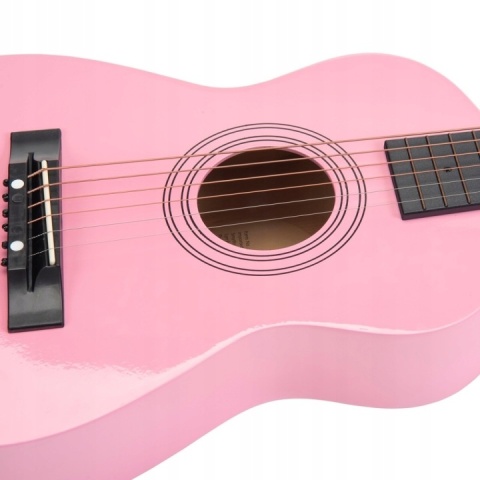 Gitara 75 cm Rockstar różowa