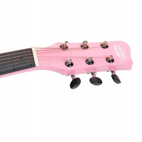 Gitara 75 cm Rockstar różowa