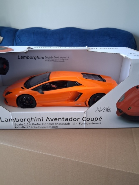 Lamborghini Aventador 1:14 Pomarańczoyw zdalnie sterowany