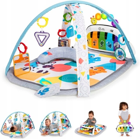 MATA EDUKACYJNA DLA NIEMOWLĄT BABY EINSTEIN KICKIN 4W1 Powystawowy