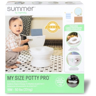 Nocnik interaktywny toaleta dla dzieci INGENUITY My Size Potty biały