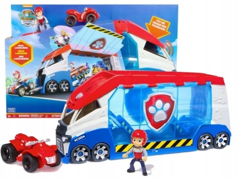PSI PATROL WIELKI Patrolowiec 70cm z dźwiękiem + quad i figurka Rydera PO ZWROCIE