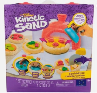 Piasek Kinetyczny Zestaw do pizzy z akcesoriami Making Pizza Kinetic Sand NOWY