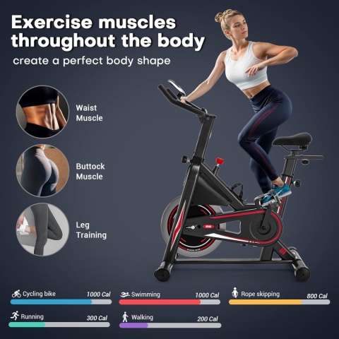 Rower magnetyczny Dmasun z monitorem LCD Nowy