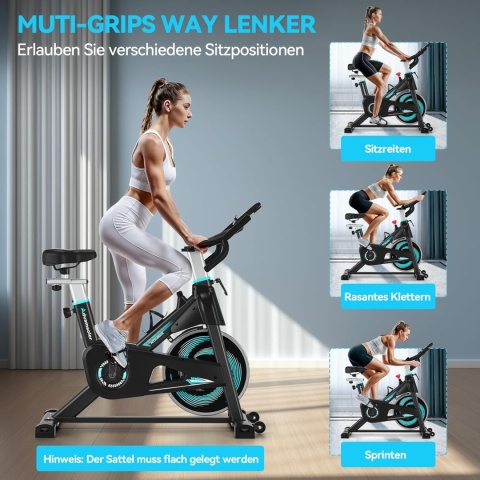 Rower treningowy Avdamsoler JC 309 cichym napędem, monitor LCD Nowy