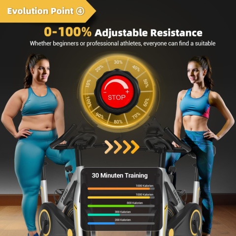 Rower treningowy magnetyczny Chaoke z monitorem LCD Nowy