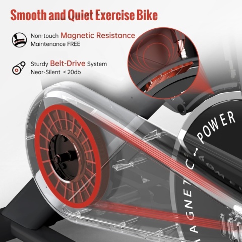 Rower treningowy, magnetyczny Pasyou