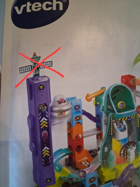 Tor Kulkowy Vtech Zestaw do zabawy Marble Rush Space Magnetic 130 el. PO ZWROCIE