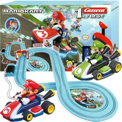 Tor samochodowy Carrera 1. First - Nintendo Mario Kart - Luigi 63028 2.9m POWYSTAWOWY