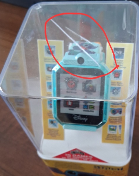 Zegarek smartwatch dotykowy dla dzieci Lilo & Stitch POWYSTAWOWY