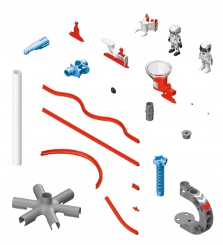 Zestaw PLAYMOBIL Sky Trails 72241 z zestawem startowym i podnośnikiem pneumatycznym PO ZWROCIE