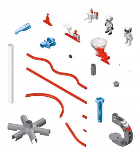 Zestaw PLAYMOBIL Sky Trails 72241 z zestawem startowym i podnośnikiem pneumatycznym PO ZWROCIE
