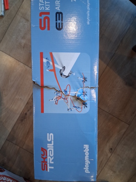 Zestaw PLAYMOBIL Sky Trails 72241 z zestawem startowym i podnośnikiem pneumatycznym PO ZWROCIE